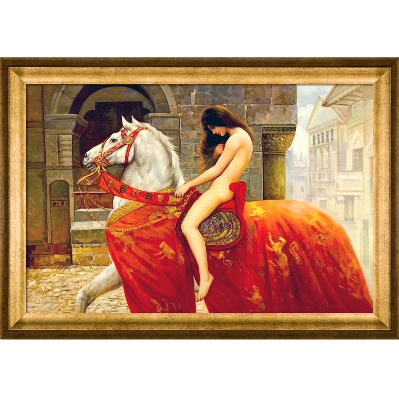 Lady Godiva, C. 1897, Cadre doré athénien flottant