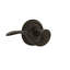 Classic Rosette Passage (Hall & Closet) with Swan Lever-688875345-688875342-688875344