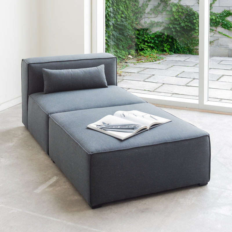 Mix Modular 2-Pc Chaise, Berkeley Shield