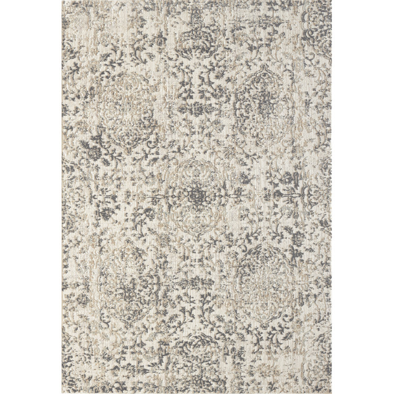 Bullis Floral Indoor Rug, Rectangle 2' x 3'11"