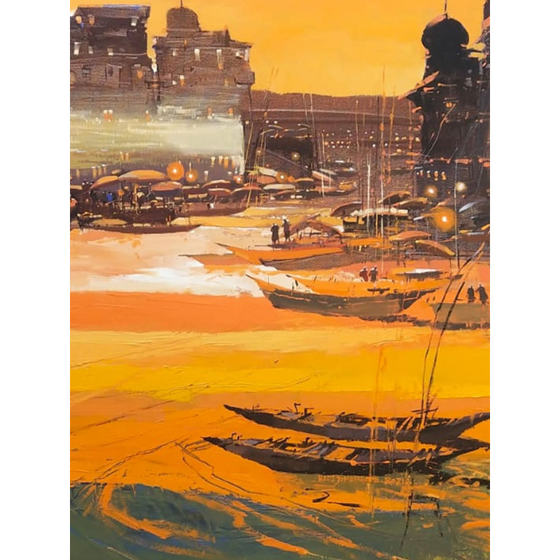 Place of Faith | Acrylique sur toile | Par Hari Dhongade