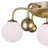 16'' 4 Light Flush Mount With Sun Gold Finish – Compatible with G9 LED – Ideal for Bedroom, Hallway, Entryway-1073339449
