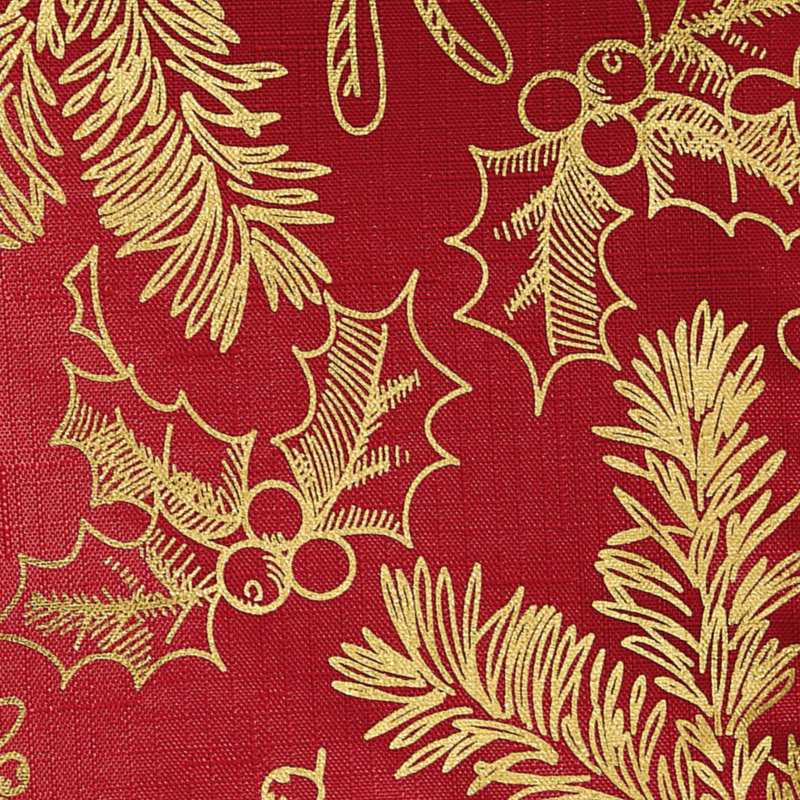 Nappe Foil Woodland Holiday, 84 po x 60 po