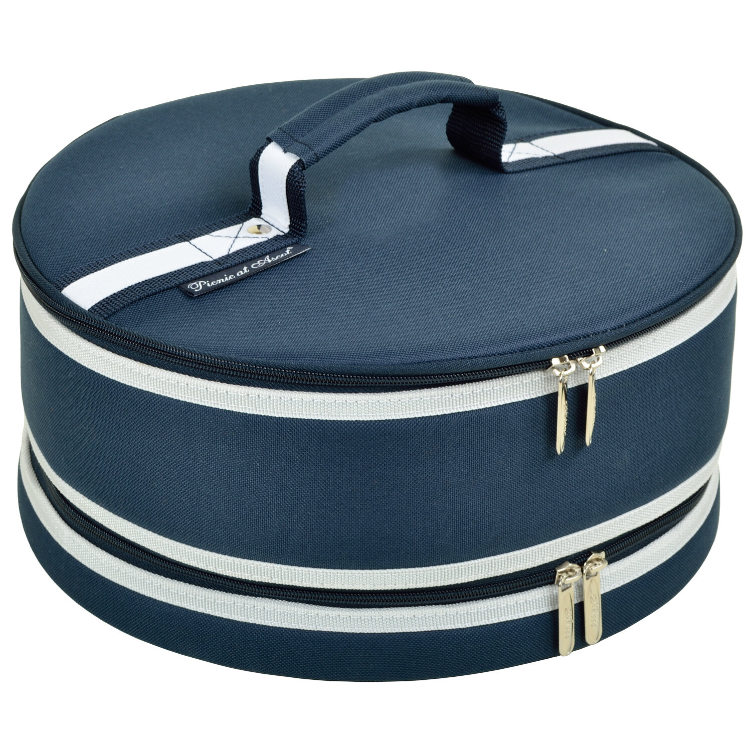 Picnic at Ascot Insulated Casserole Carrier to keep Food Hot or Cold- Navy