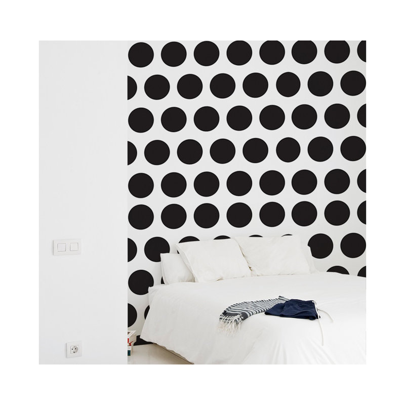 Lanajah Polka Dot Dots Wallpaper, 250 cm L x 250 cm W