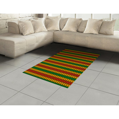 Rolland Chevron Hand Woven Area Rug