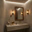 Rift Rectangle Solid Wood Mirror