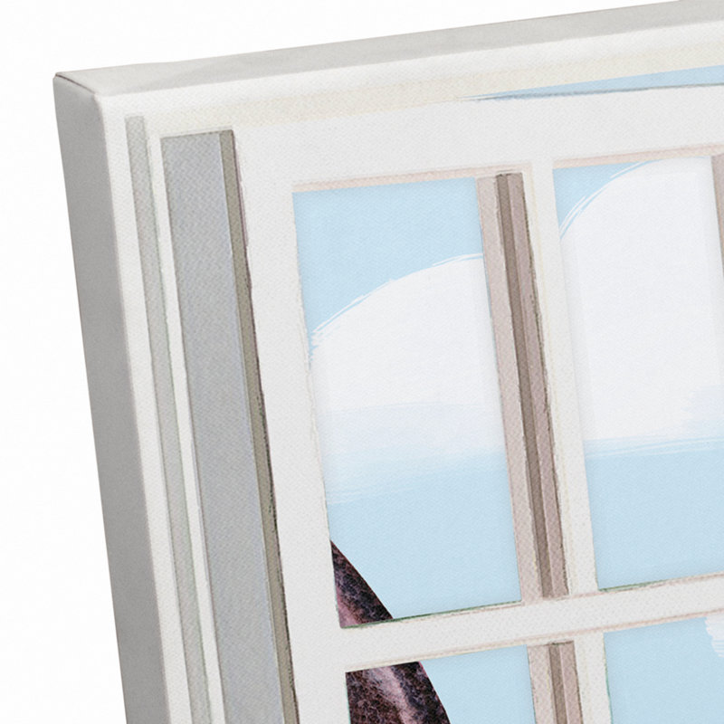 Art sur toile, "land" avant time window Mccaslin, H 16 po x l 24 po x P 1,25 po