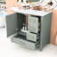 Ensemble de meuble-lavabo simple autoportant contemporain avec rangement Dun Dunhamburgh-1098536271