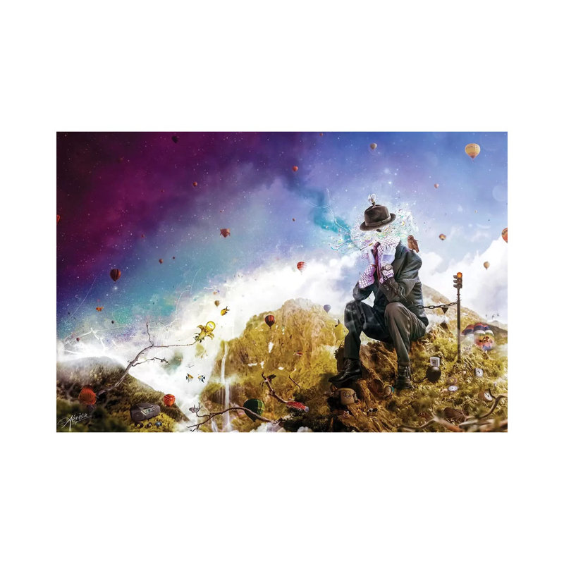 The Uninspired by Mario Sanchez Nevado - Wrapped Canvas Painting, 30.48 cm H x 45.72 cm W