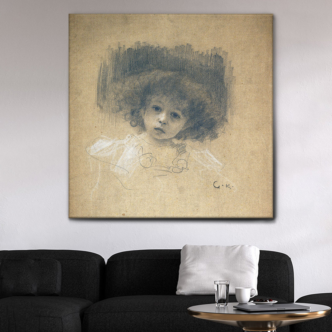 Leinwandbild Portrait of a Child von Gustav Klimt