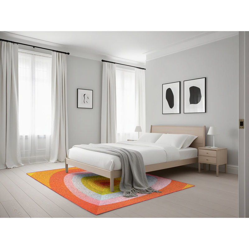 Mccann Abstract Indoor Rug, Rectangle 5' x 7'