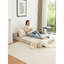 Lit simple, méridienne pliable, lit, housse en velours côtelé, mousse haute mémoire, confort ergonomique, chambre d'amis-109061052