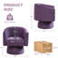 Fauteuil demi-tonneau pivotant 28 po-1006609636