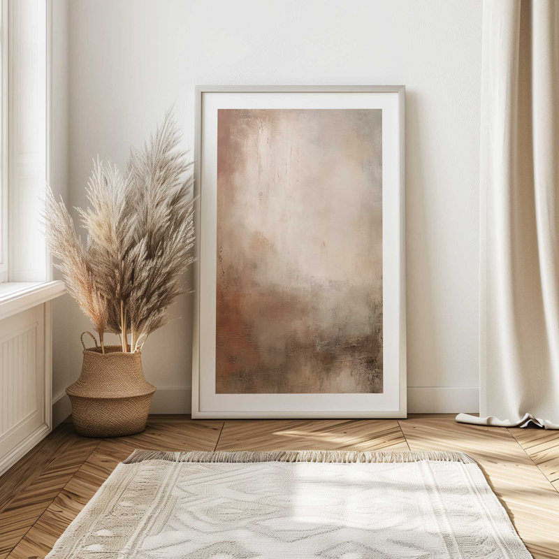 «Russet Mist D dépliant», H 14 po x l 11 po x P 1,25 po, Cadre photo en zinc patiné