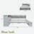 L-shaped Daybed With Storage Cabinets, Shoe Cabinet And Usb Ports-977011862