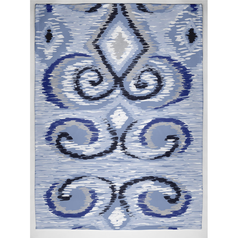Plain Weave / Muslin Throw Blanket, Blue