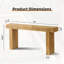 Console en bois massif 63 "