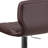 Troutville Swivel Upholstered Adjustable Height Counter Stool-748033085