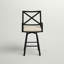 Tabouret de comptoir pivotant avec coussin Mulcahey-895548435-881275183