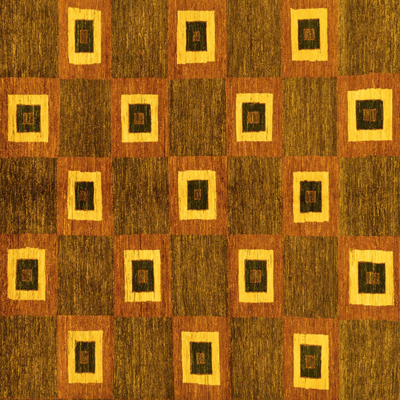Hardiene Washable Abstract Indoor Rug, Square 6'