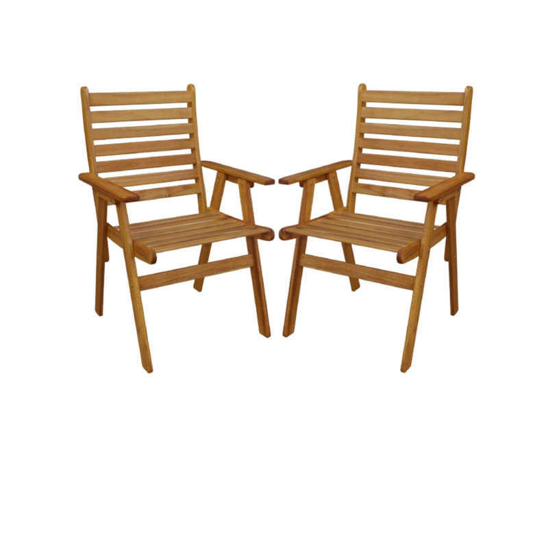 Chaise de salle à manger d'extérieur Acacia
