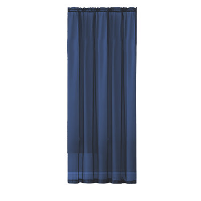 Rideaux de couleur unie Rideaux de gaze Rideaux semi-ombrés Rideaux en polyester Rideaux décoratifs à travers les tringles