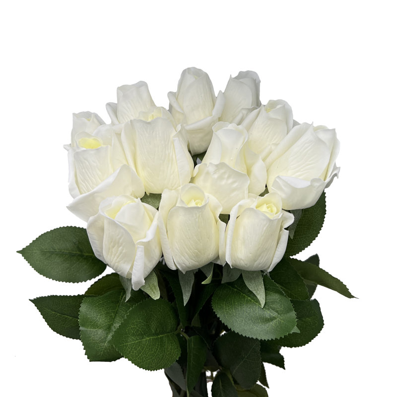 Arrangement floral de roses, Blanc