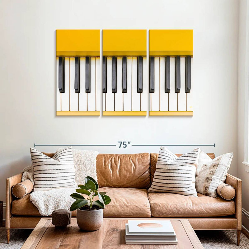 Abarca Bright Piano, 36" H x 57" W
