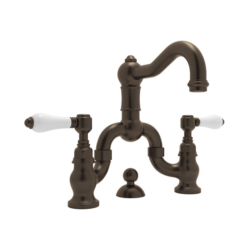 Acqui® Bridge Lavatory Faucet, Tuscan Brass