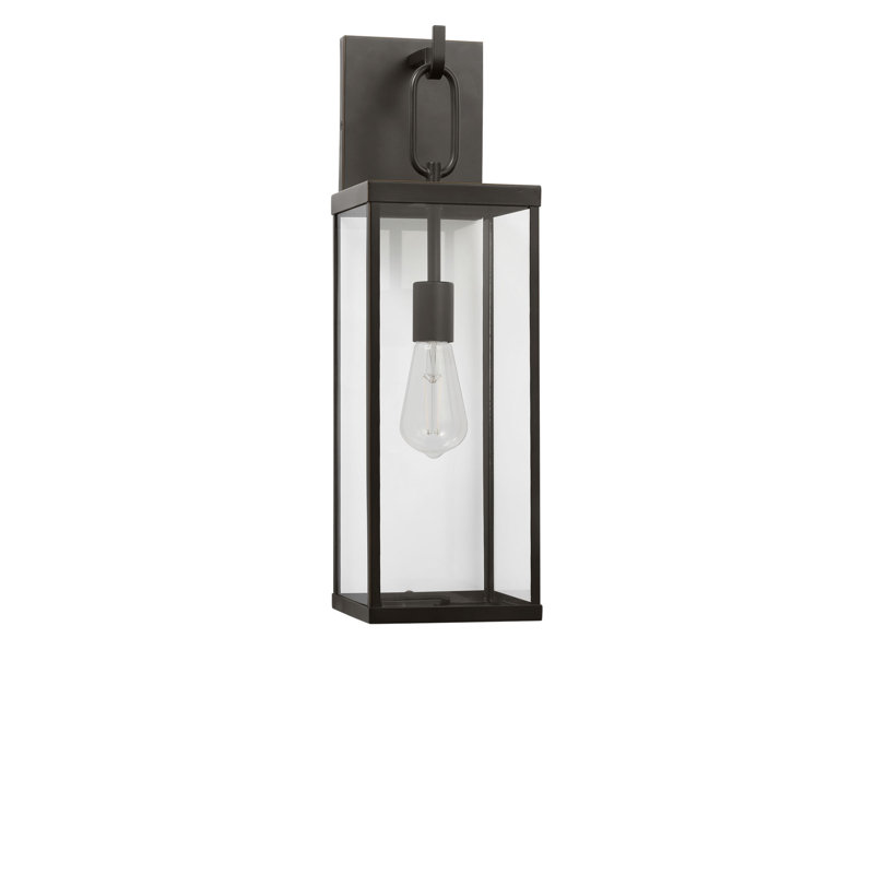 Lanterne Rox à une lumière, Non, Bronze Antique, H 22 po x l 6,5 po x P 7,25 po