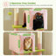 Arbre à chat inférieur pour chats d'intérieur, tour pour chat à plusieurs niveaux de 62 po avec 2 condos spacieux, patin à griffer, 4 poteaux à griffer, 2 perchoirs supérieurs, 2 pompons-730029788