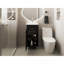 Lavabo de salle de bain Waterford, noir-106556089