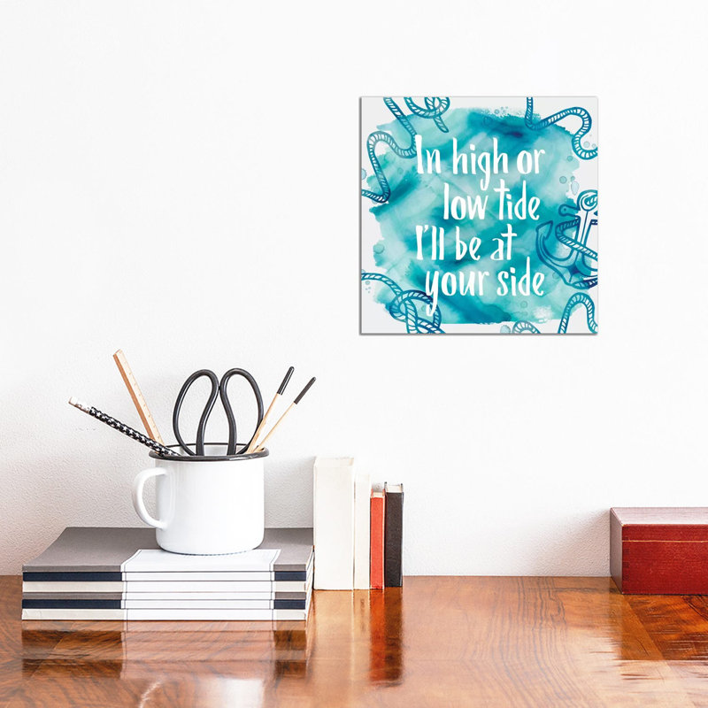 In High Tide - Wrapped Canvas Print, 30.48 cm H x 30.48 cm W
