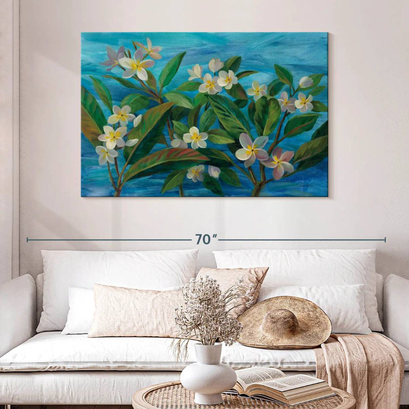 Harumer Plumeria Oceanside, H 32 po x l 48 po
