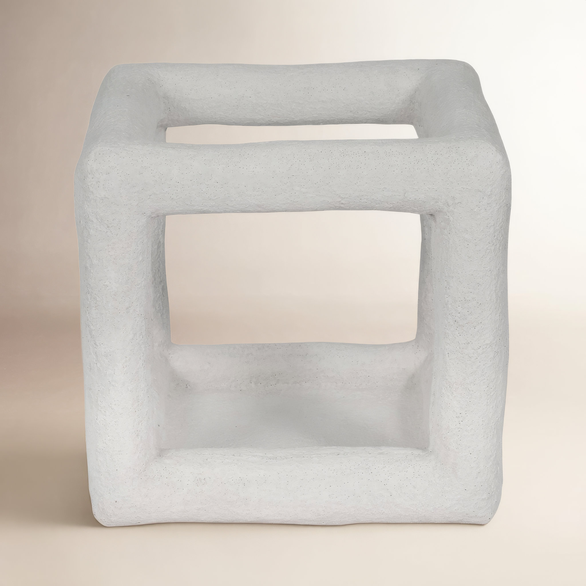 AllModern Oakdale Textured Open Square Decorative Object | Wayfair
