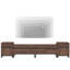Meuble télé 70 po avec armoire et 2 tables de bout Aadam