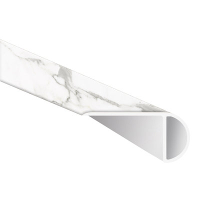 1.03 in. T x 94 in. L x 2.33 in. W Luxury Vinyl Flooring Trim Overlapping Stair Nose