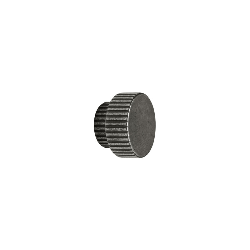 Flute Bronze Mushroom Knob, Silicon Bronze Dark Lustre
