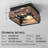 Yoann Solid Wood Flush Mount