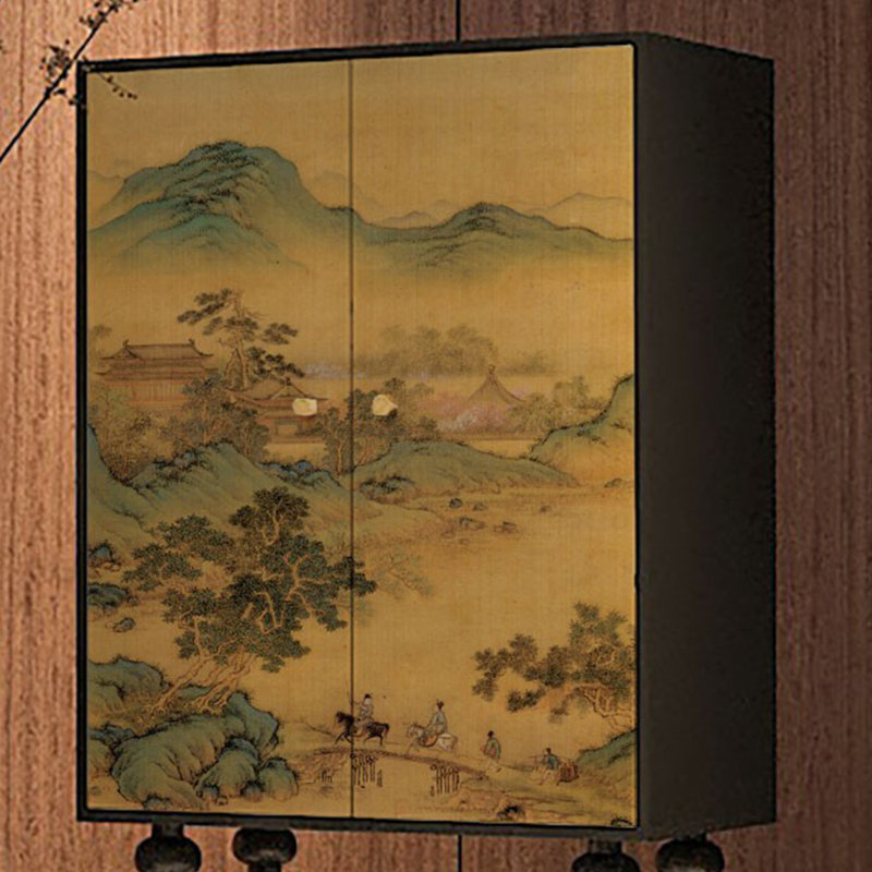 Commode de rangement rétro de style chinois