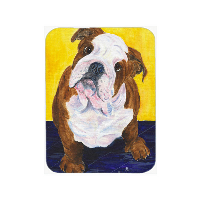 Planche à découper en verre English Bulldog