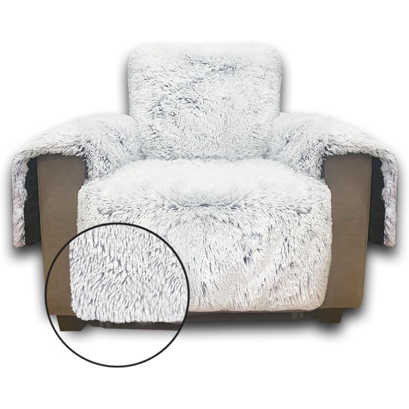 Housse de canapé, Tissu gris