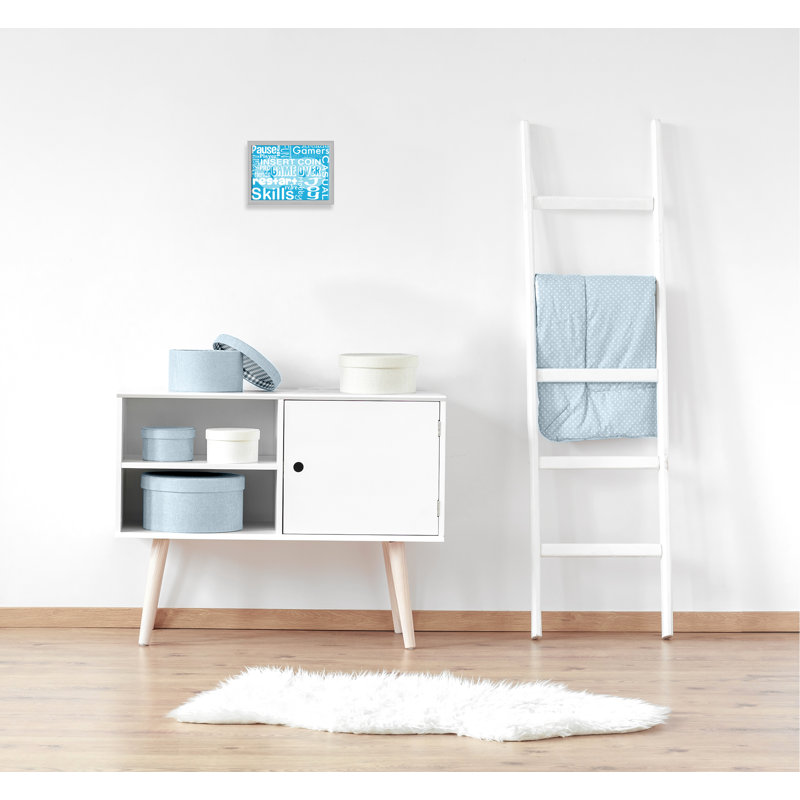 Décoration murale Juvenile Gaming, H 11 po x l 15 po x P 1,19 po, Encadré de boîte argent