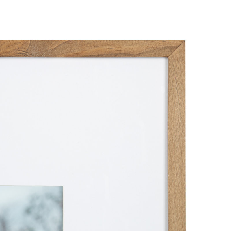 Kinde Matte Picture Frame - Set of 5 with Mat, Gold