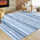 Union Rustic Striped Indoor Boho Area Rug Washable Soft Floor Carpet or ...