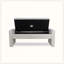 Banc de rangement rembourré moderne de 50 po avec siège capitonné