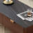 Rectangular solid wood rock plate coffee table-990799662