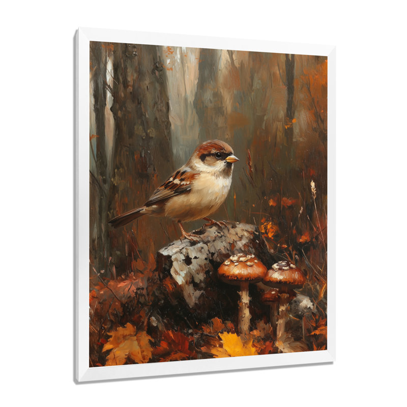 Garrettsville - Animals Canvas Wall Art, H 44 po x l 34 po, Reproduction encadrée sans passe-partout, Blanc