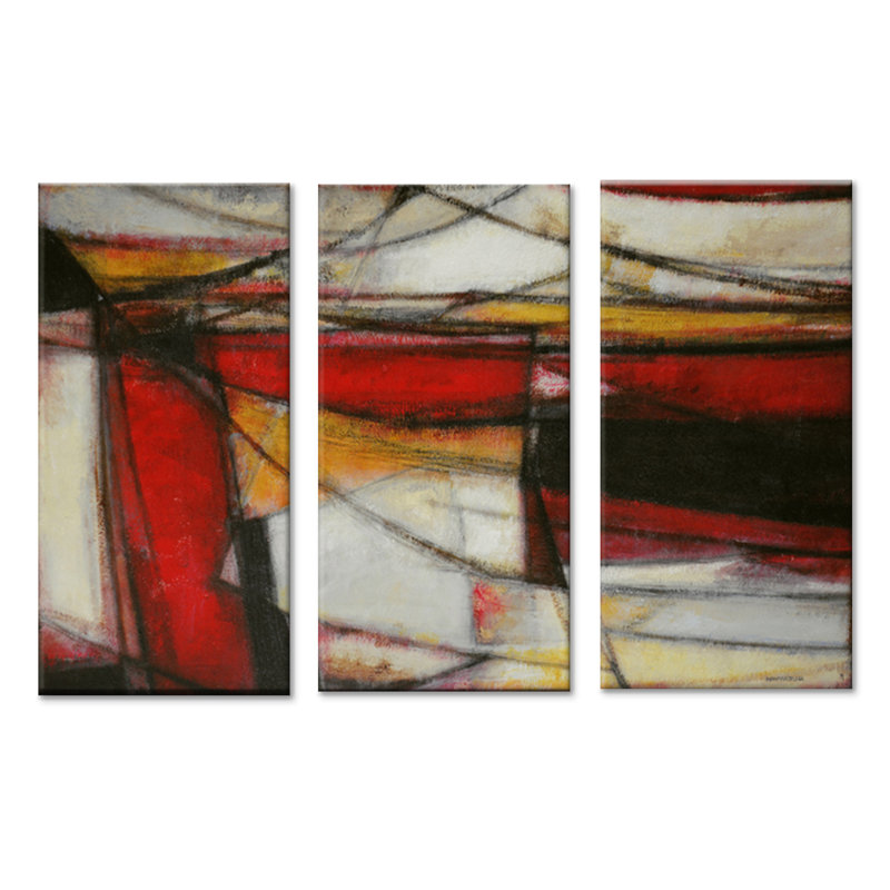 « reactivation », ensemble de 3 reproductions d’art sur toiles tendues, H 24 po x l 12 po x P 1,5 po